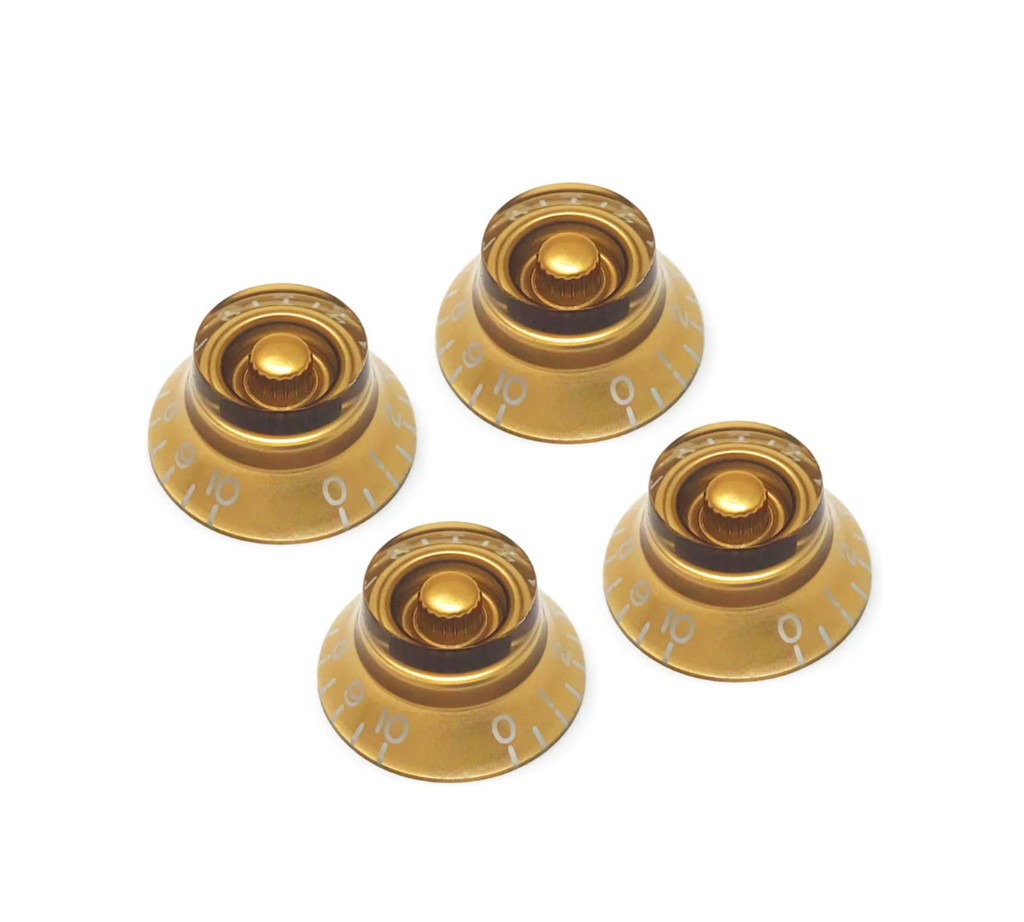 set 4 botones campana guitarra Gibson