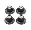 Set 4 botones sombrero de bruja guitarras Gibson