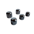 Set 5 Botones Gotoh Domo Metálico para bajo Cosmo Black