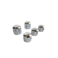 Set 5 Botones Gotoh Domo Metálico para bajo Cromado