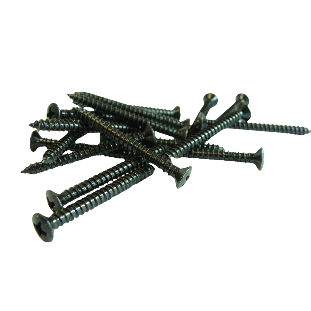 Tornillo Negro para  Sujetar Brazo de Guitarra (Bolsa con 4 Piezas)