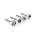 Tornillos para brazo cromados con ferrules