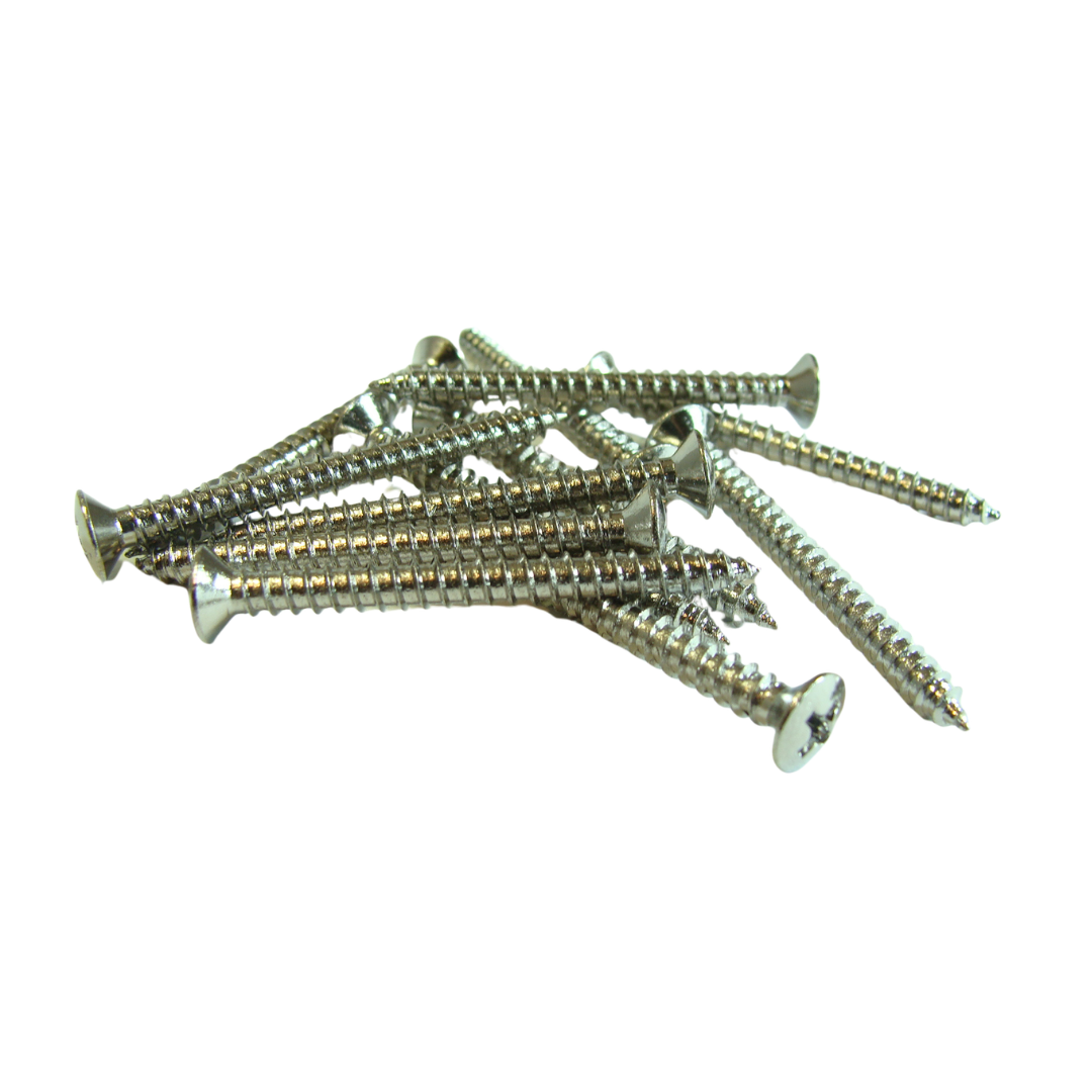 Tornillo Cromado para  Sujetar Brazo de Guitarra (Bolsa con 4 piezas)