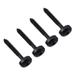 Tornillos para brazo negro con ferrules
