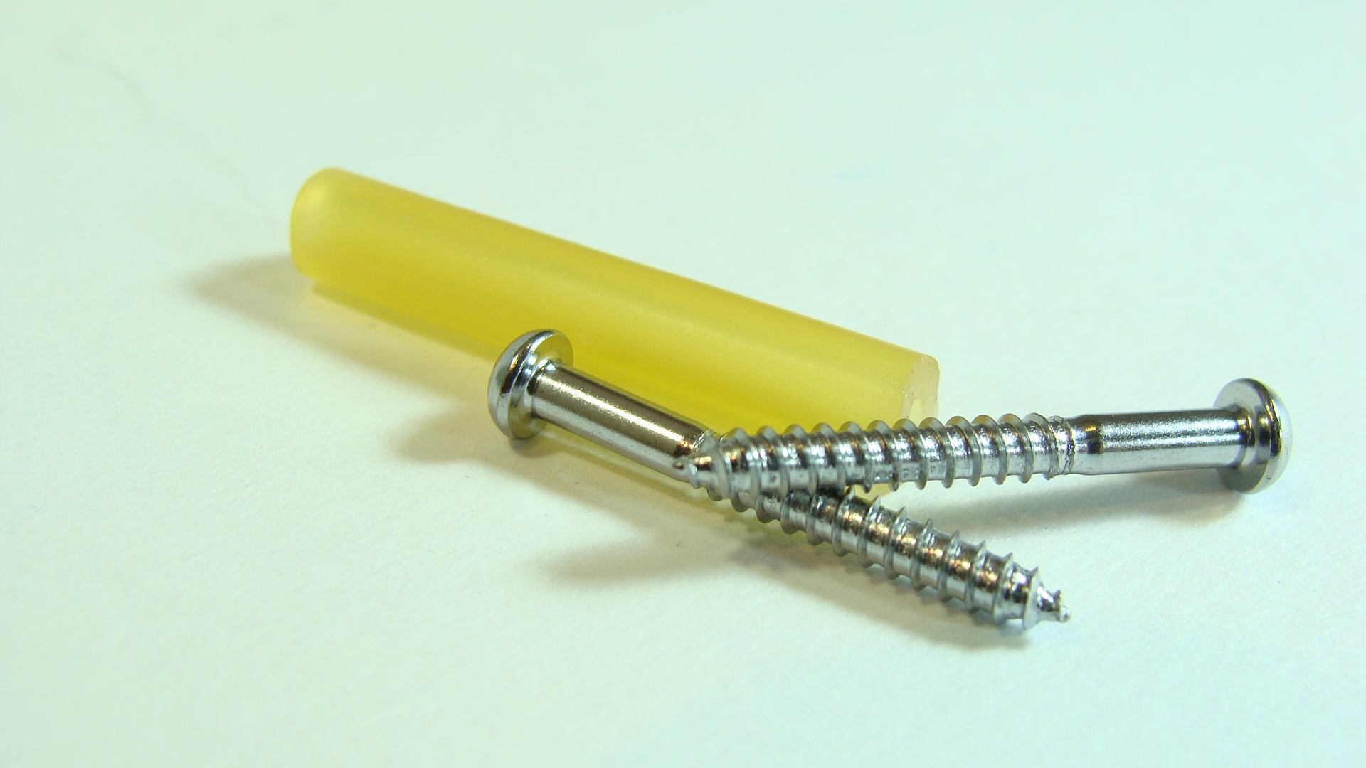 Tornillo para Altura de Pickup Posición Brazo de Telecaster Cromado (Bolsa con 2 piezas)