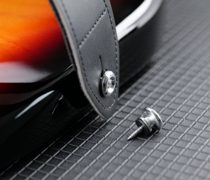Botón Sujeta Correa Gotoh Cromado para Guitarra