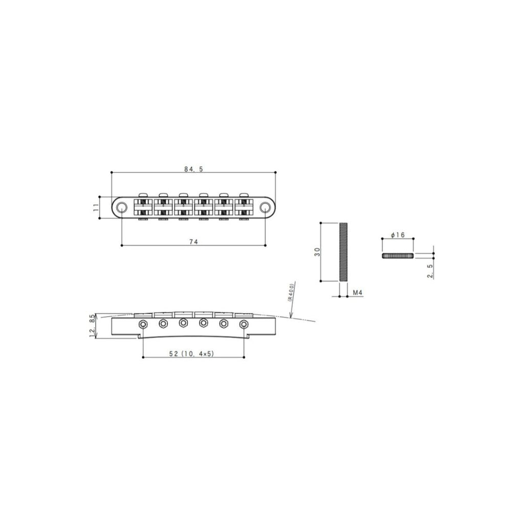 Puente  ABR1 Tune-O-Matic Gotoh