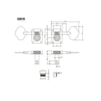 Maquinaria Gotoh  4 en Linea para Bajo Fender  MIJ