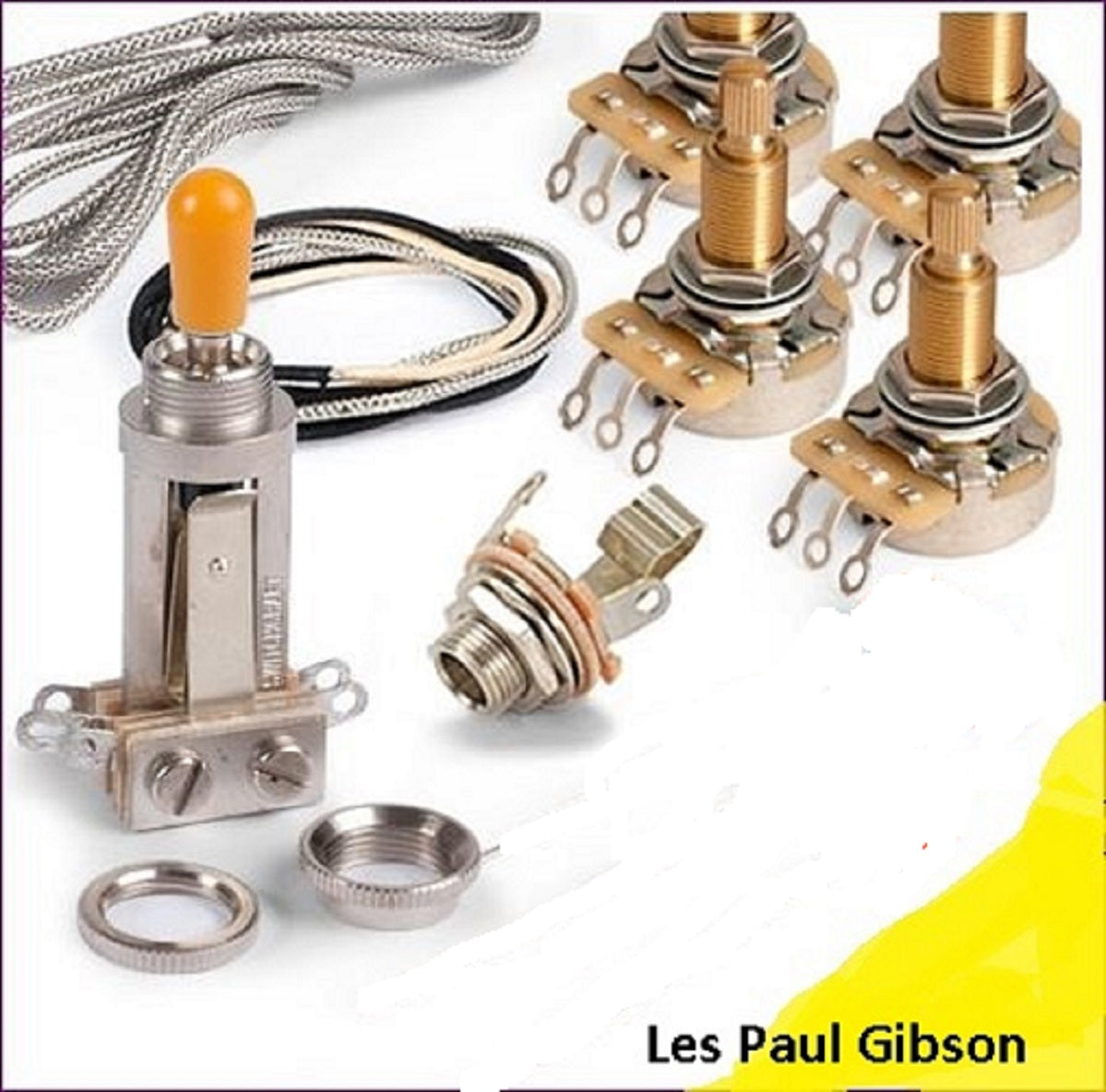 KIT PREMIUM ELECTRÓNICA PARA GUITARRA LES PAUL GIBSON