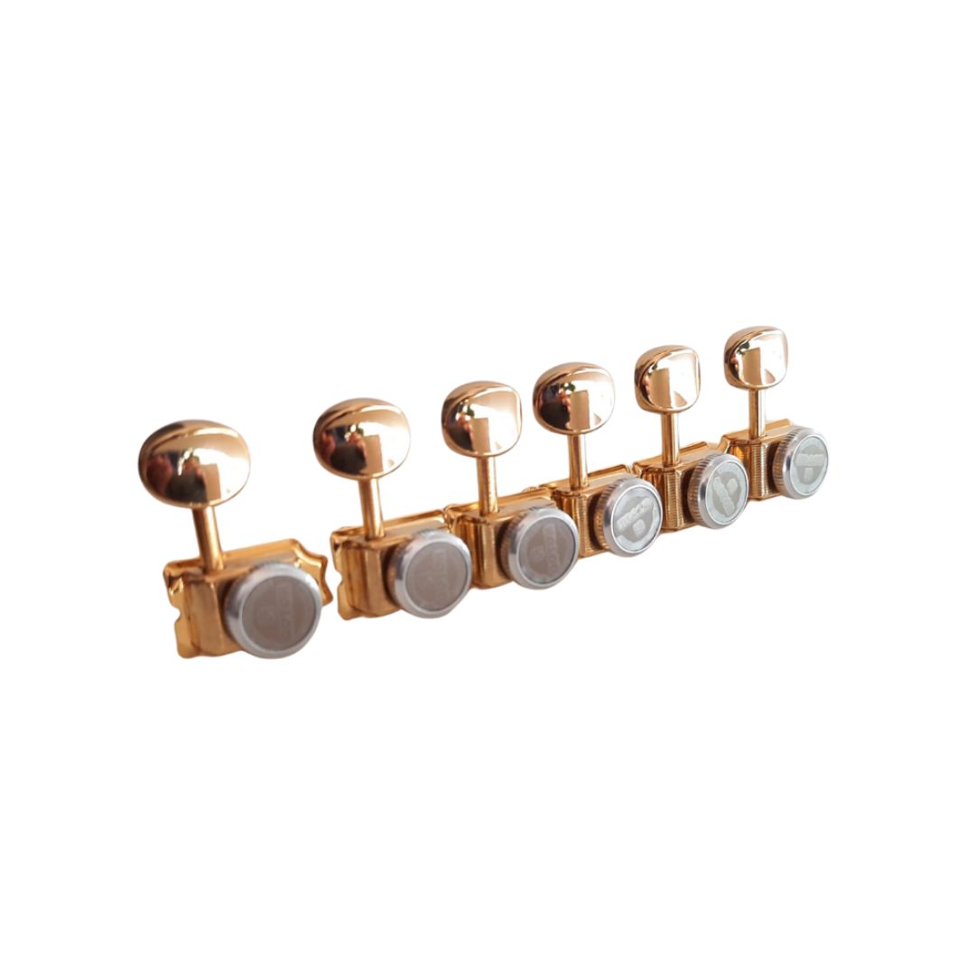 Maquinaria Gotoh Vintage Oval locking 6 en línea Gold