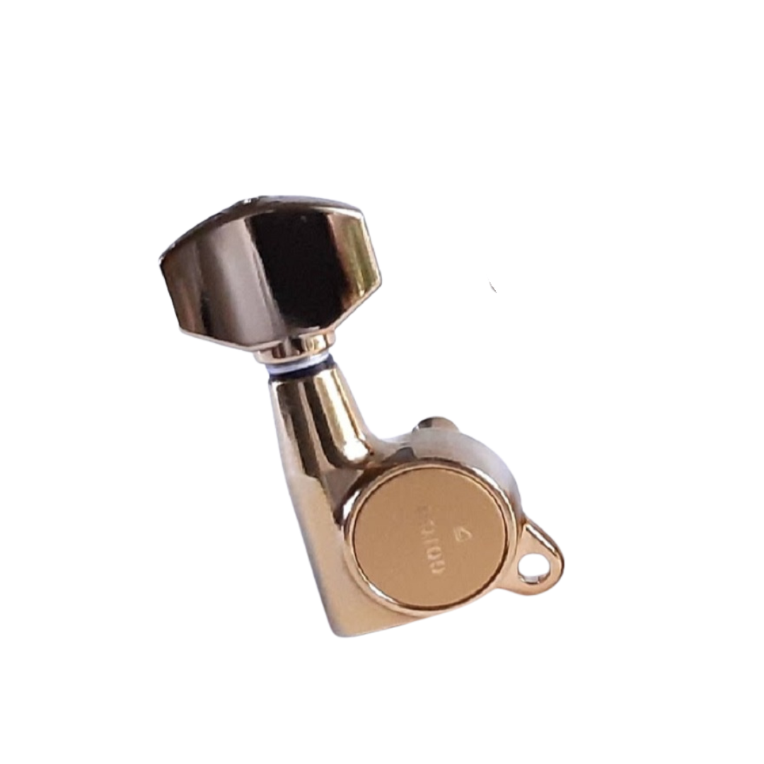 Maquinaria Gotoh 3+3 dorada botón tipo Schaller