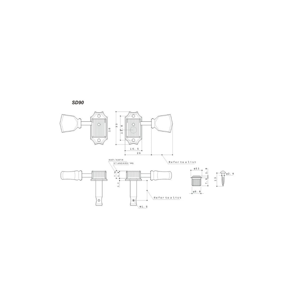 Maquinaria Gotoh  Vintage Oval Niquelado 3+3