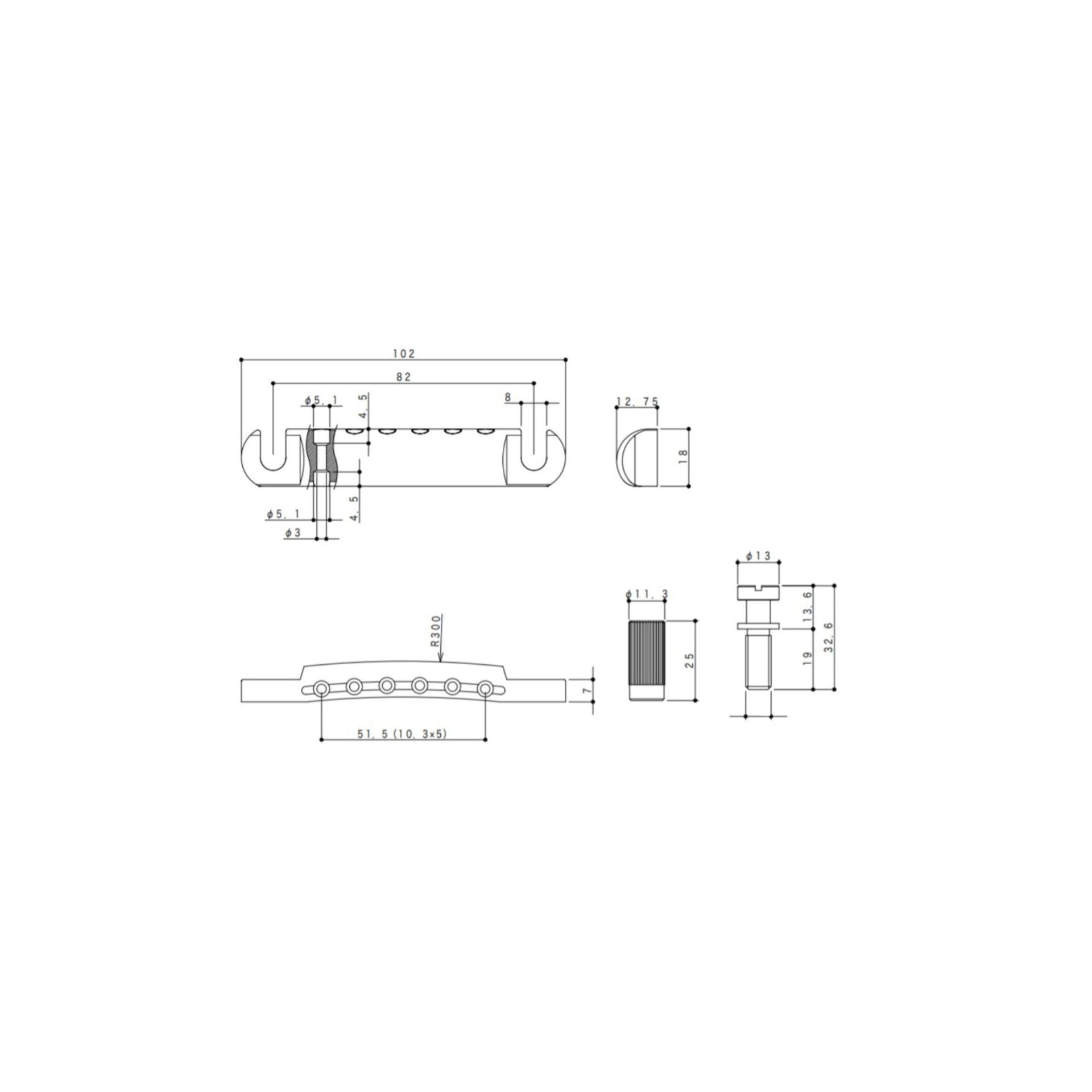 Tiracuerdas Gotoh Aluminio
