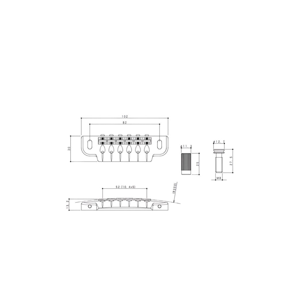 Puente Gotoh WrapAround Tune-O-Matic