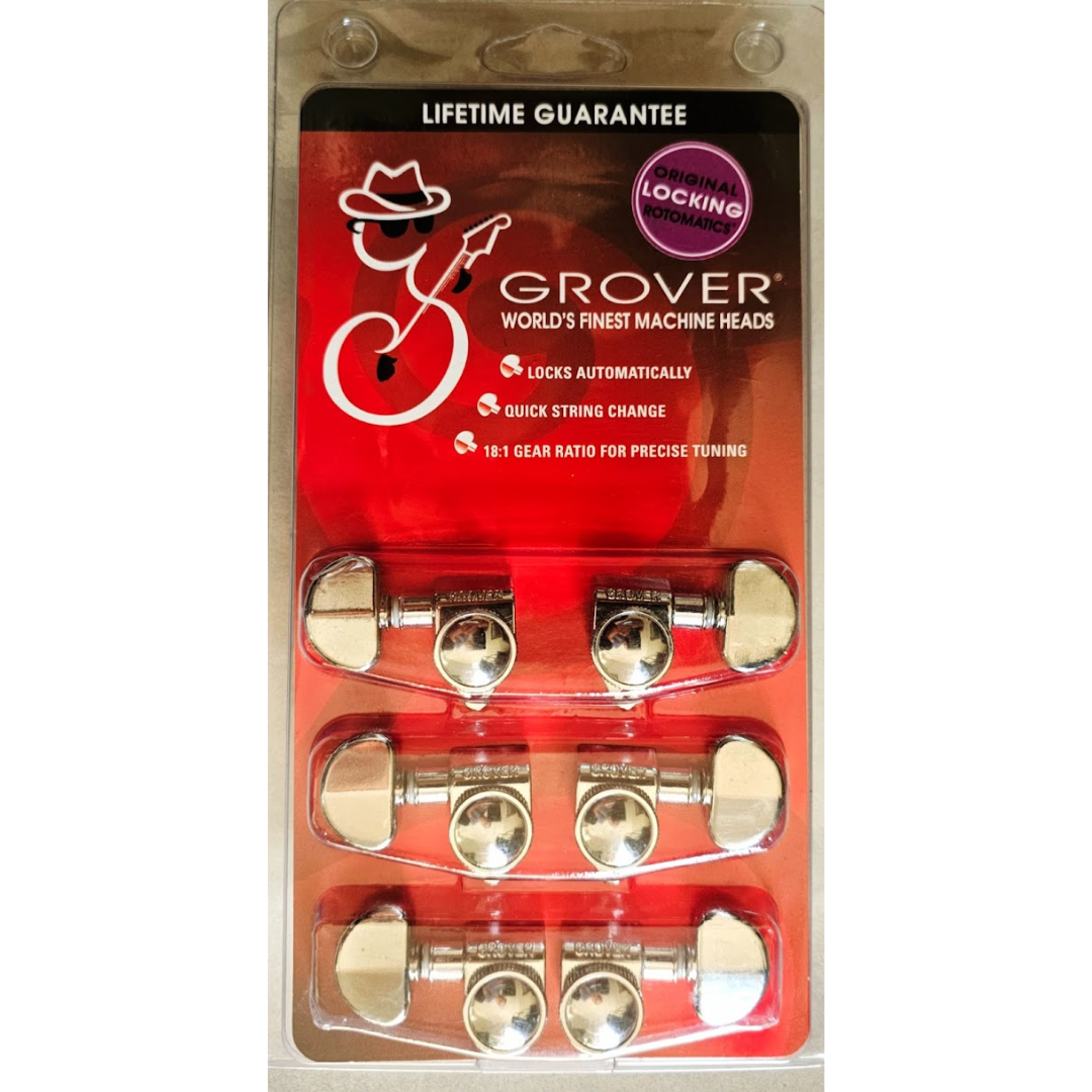 Maquinaria Grover original Locking Rotomatics  Cromada  3+3