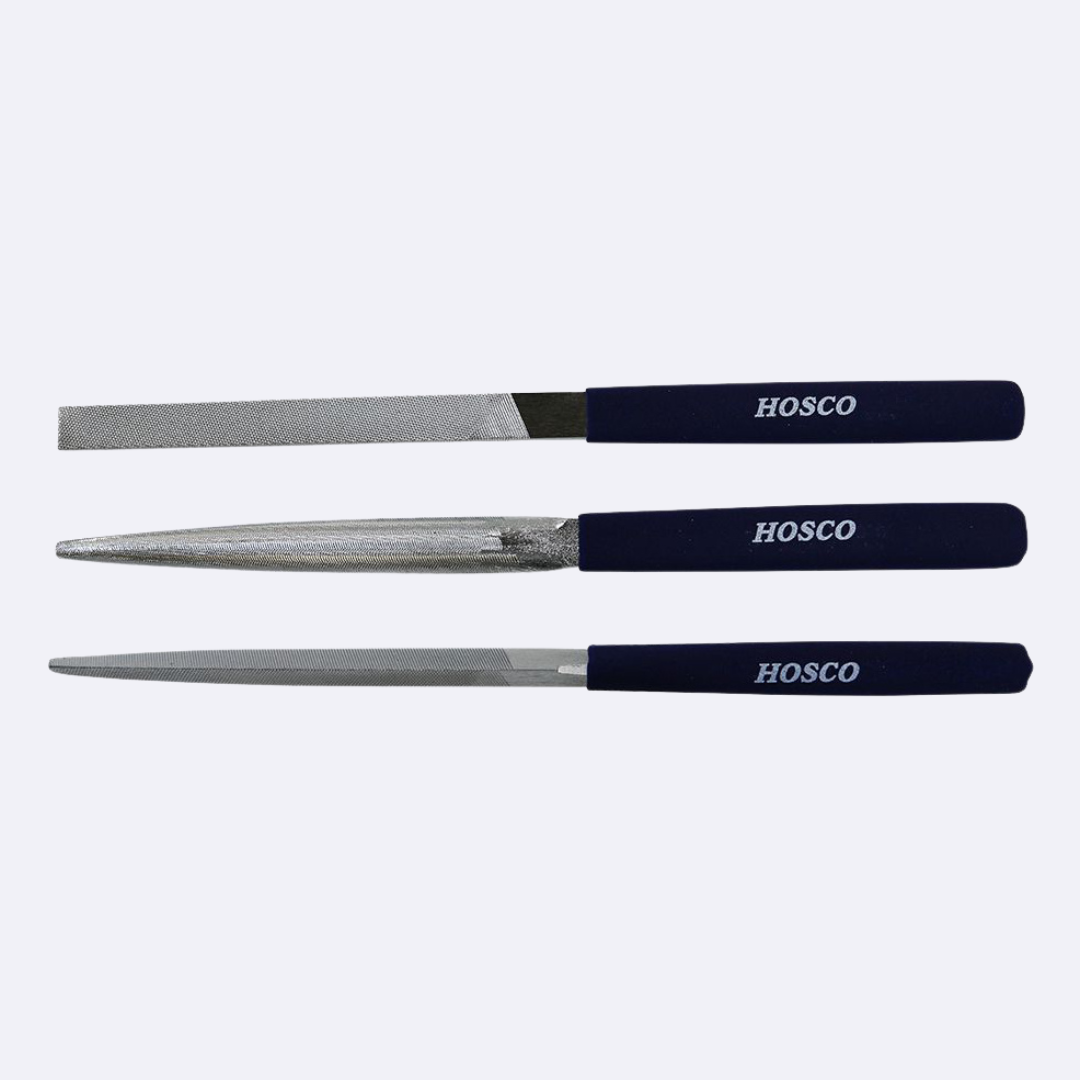 set de 3 Limas Hosco para Taller o Laudero