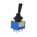 MINI SWITCHES  ON/ON (DPDT) Paleta Negra