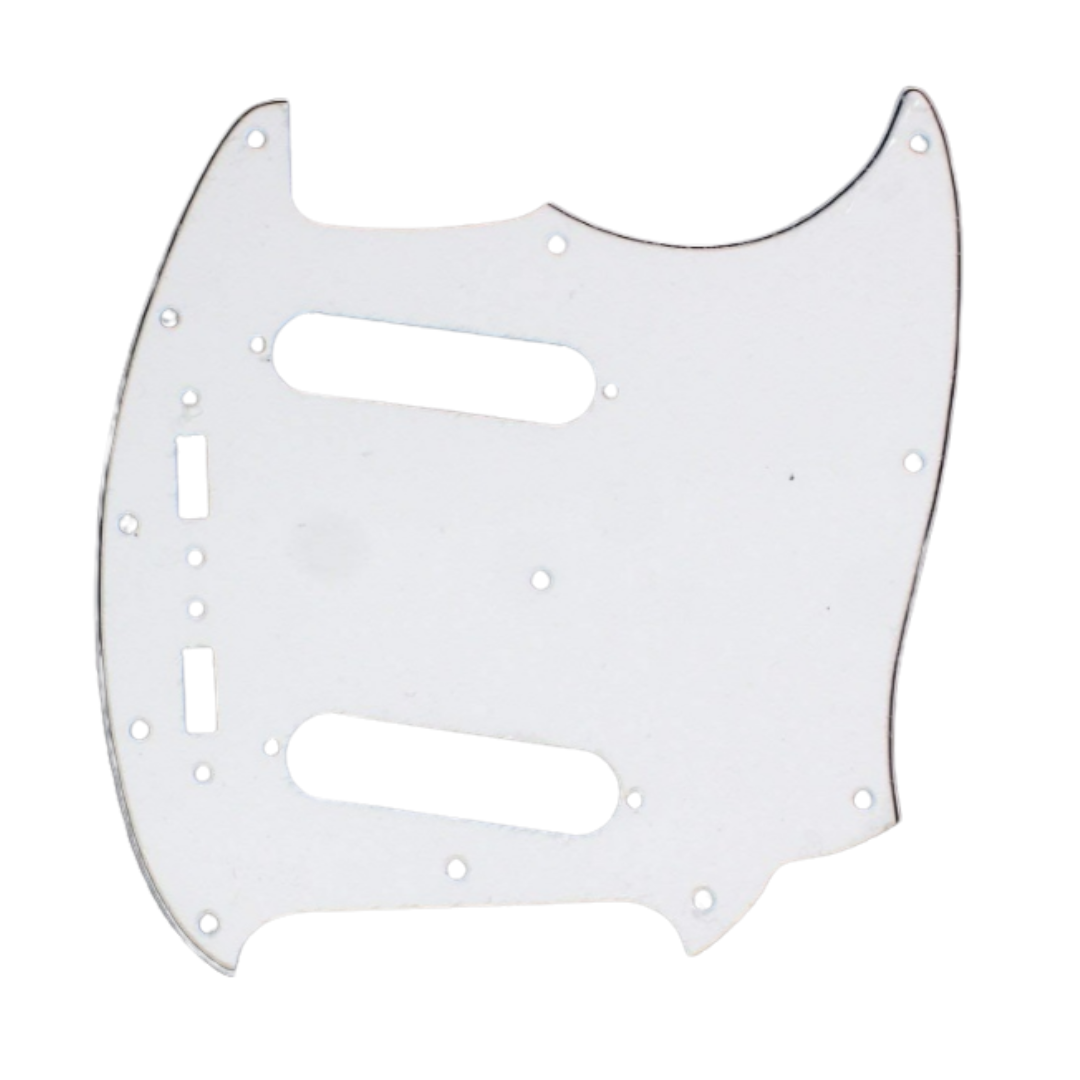 Mica color Blanco para guitarra Mustang