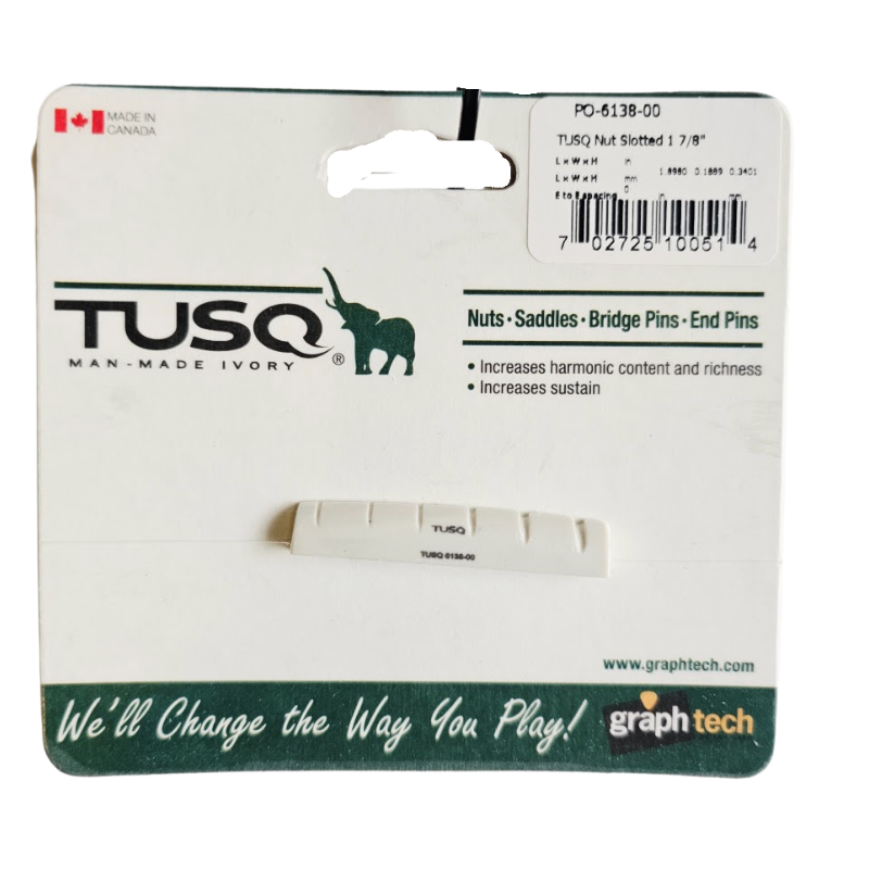 Cejilla TUSQ Ivory GRAPH TECH para guitarras Acusticas Taylor/Martin 1 7/8", 48.2mm