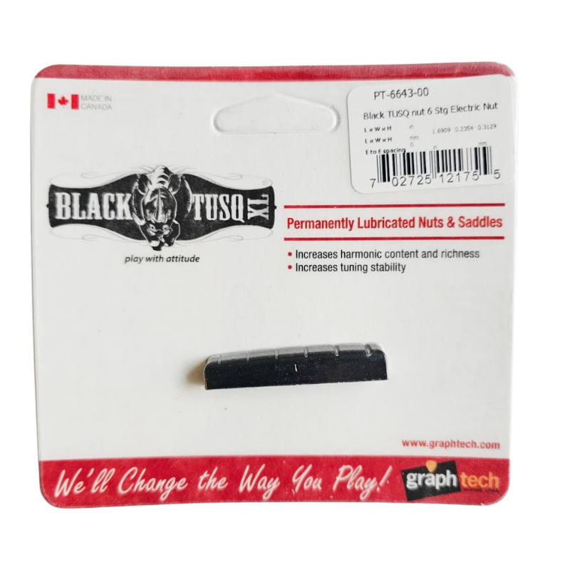 Cejilla Black TusqXL de Graph Tech guitarra Epiphone SG