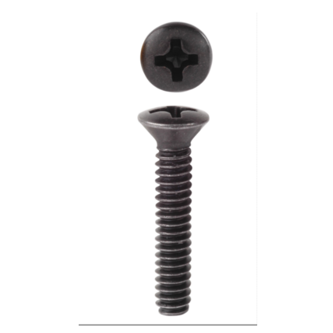Tornillo para Regular Altura de Pickup Single Coil Negro (Bolsa de 6 piezas)