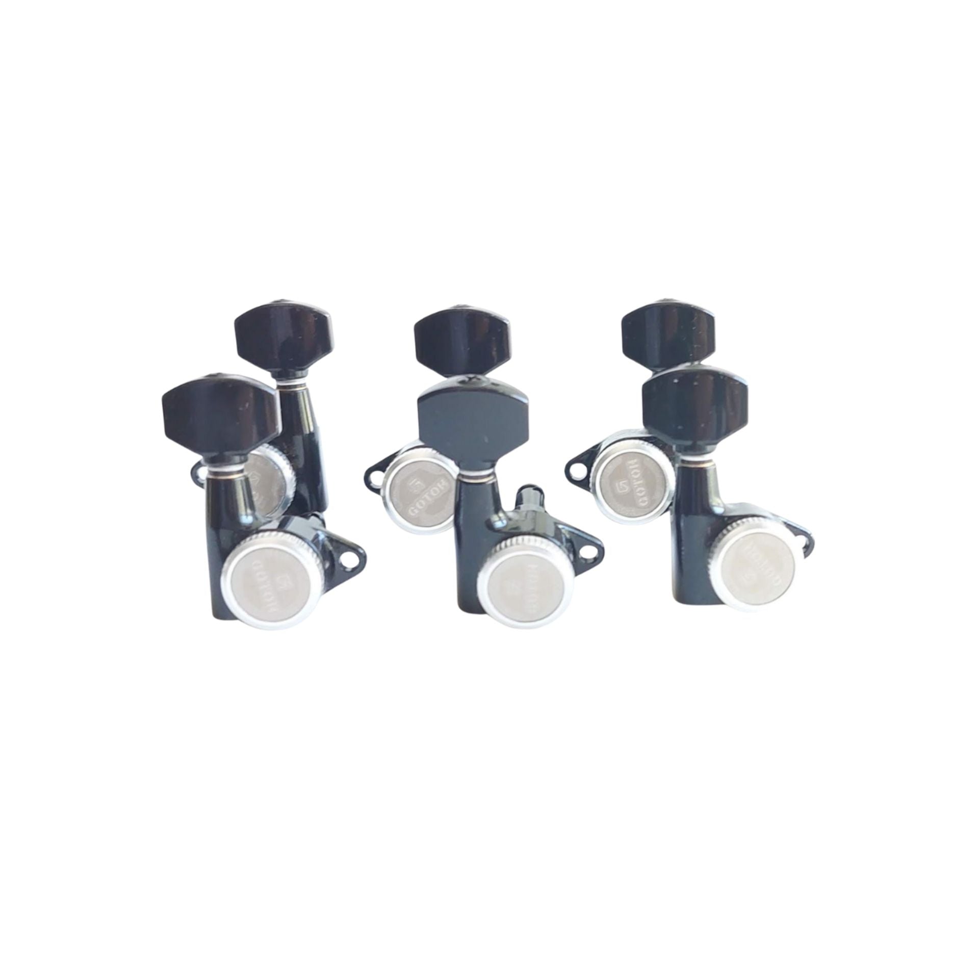 Maquinaria  Gotoh SG381 3+3 locking  Negro  ratio 1:18