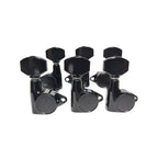 Maquinaria  Gotoh 3+3 Botón Schaller  Negro  ratio 1:18