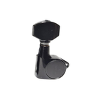 Maquinaria  Gotoh 3+3 Botón Schaller  Negro  ratio 1:18