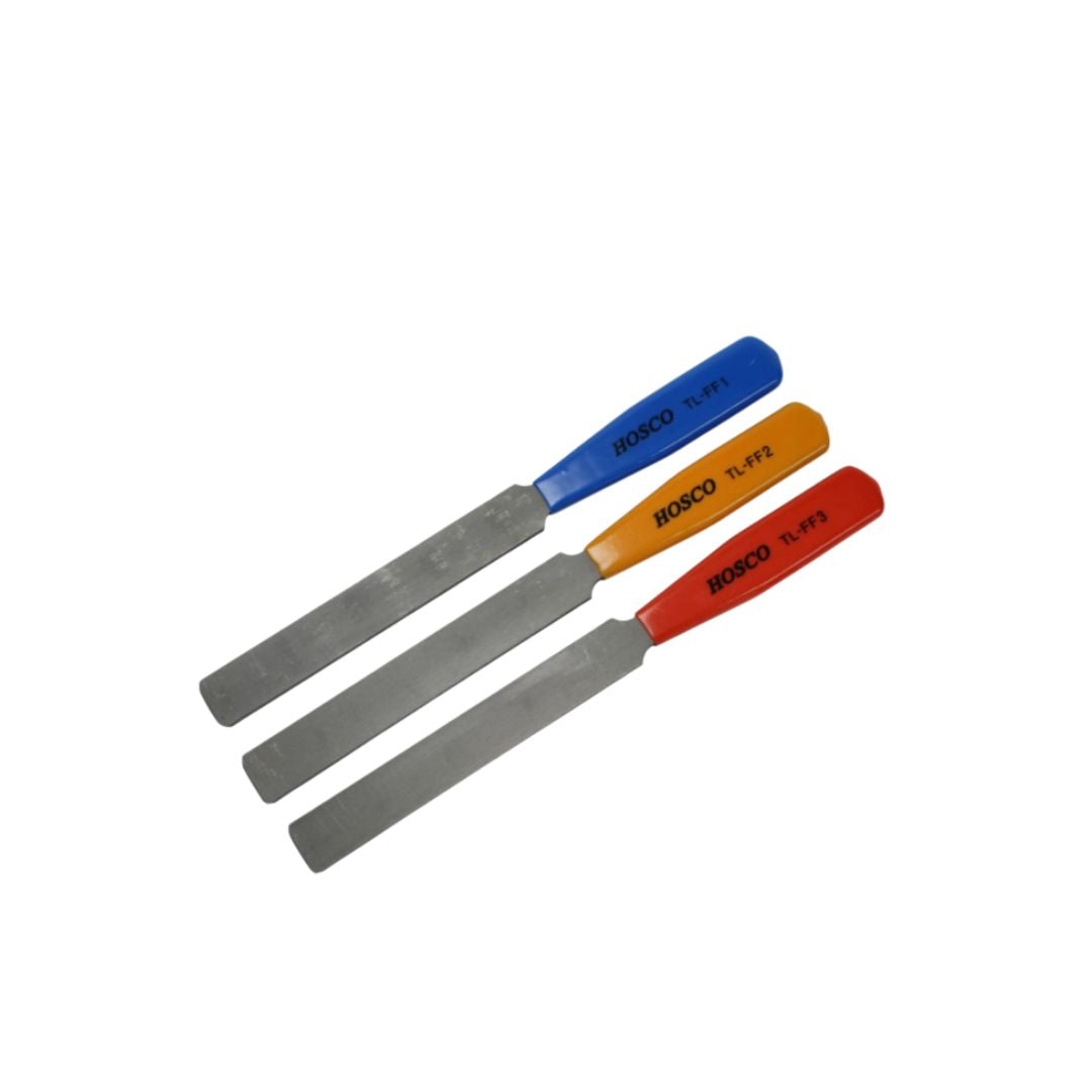 Set de 3 limas para afinar trastes