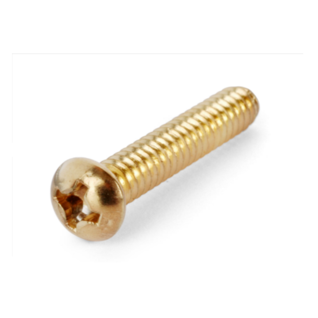 Tornillo para Regular Altura de Pickup posición Puente de Telecaster Gold (Bolsa con 2 piezas)