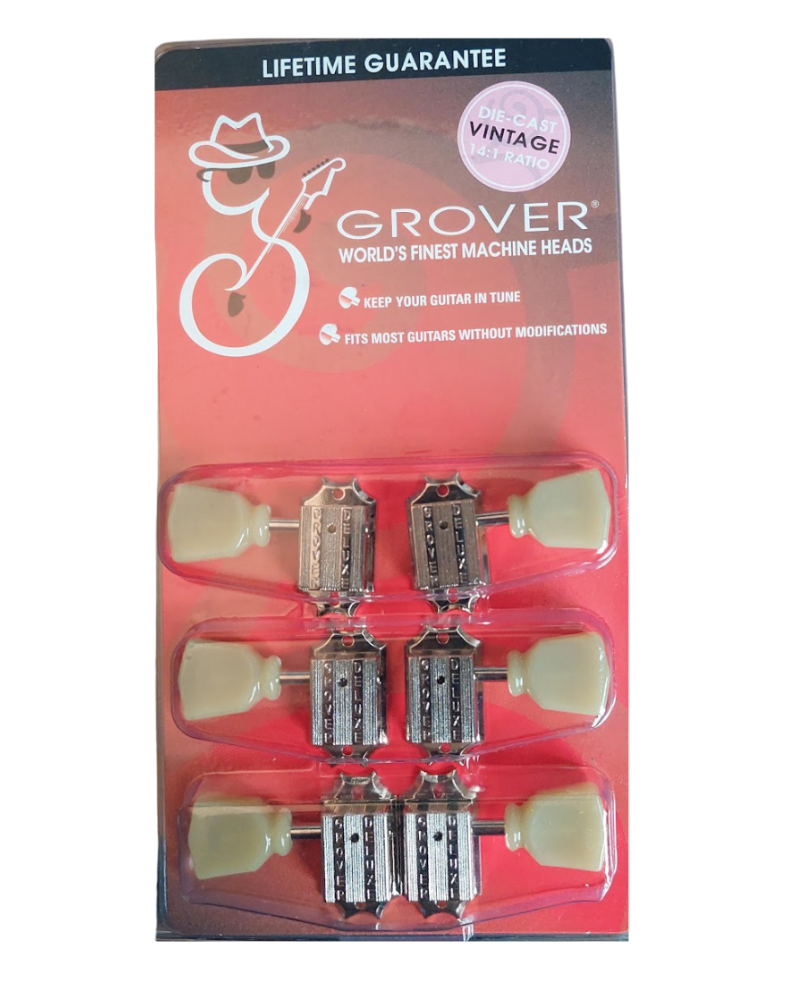 Maquinaria Grover Deluxe Tulipán para Guitarra  3+3