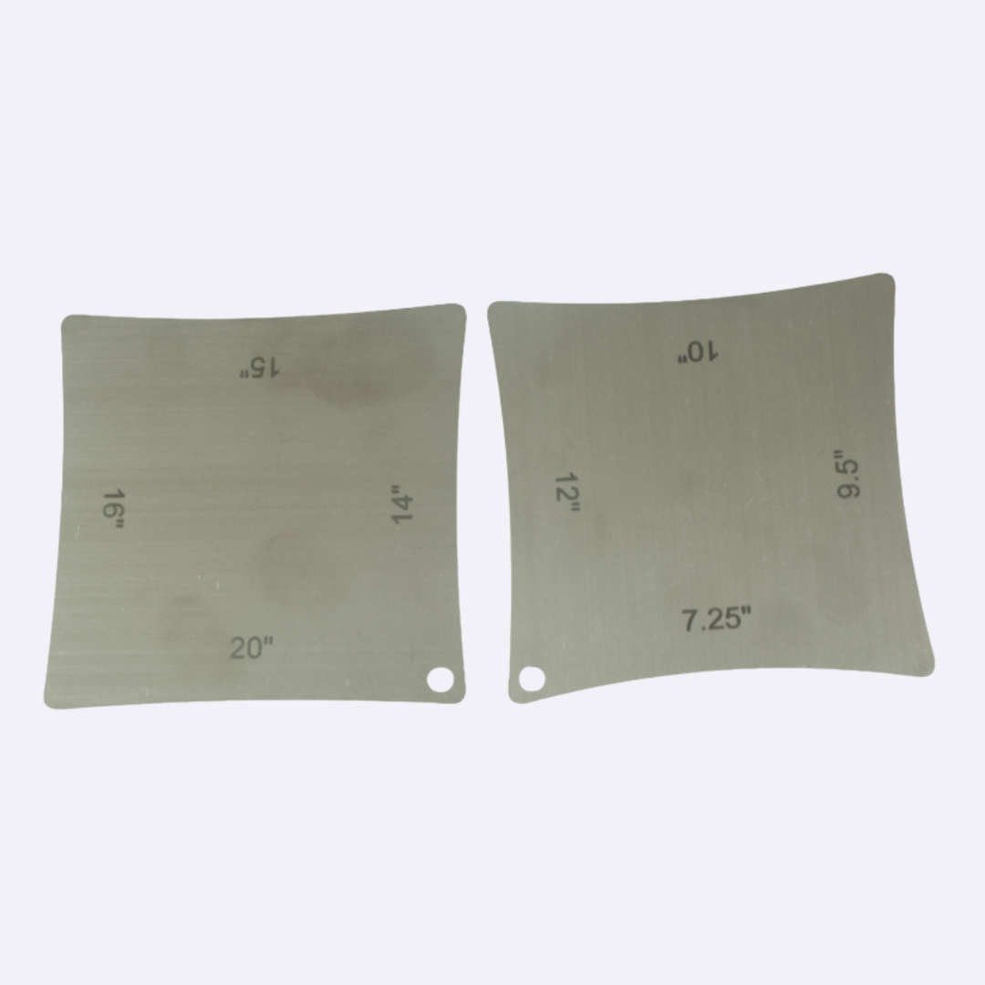 Set calbradoras de radio de guitarra y bajo