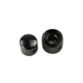 Botones Domo Concéntrico Gotoh Negro