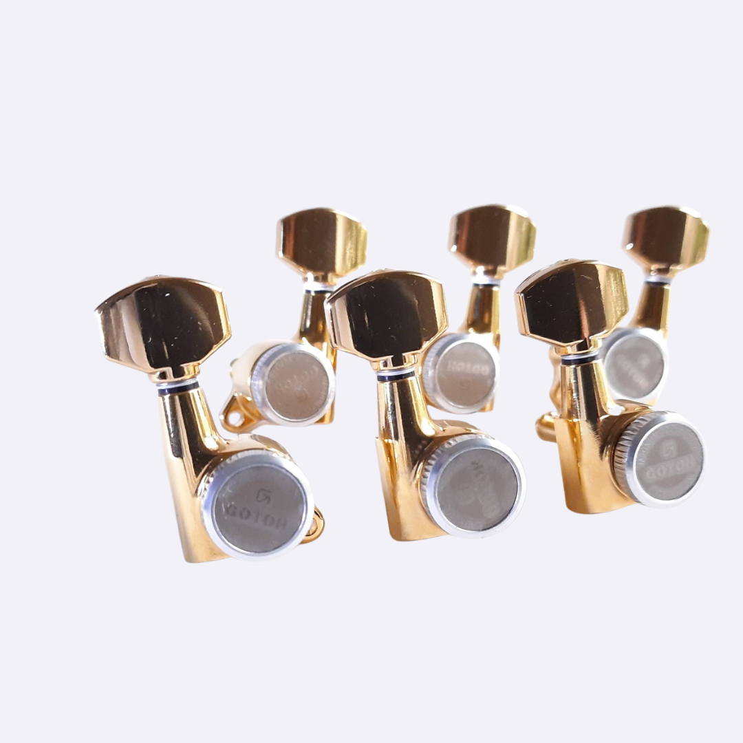 Maquinaria Gotoh 3+3 dorada locking