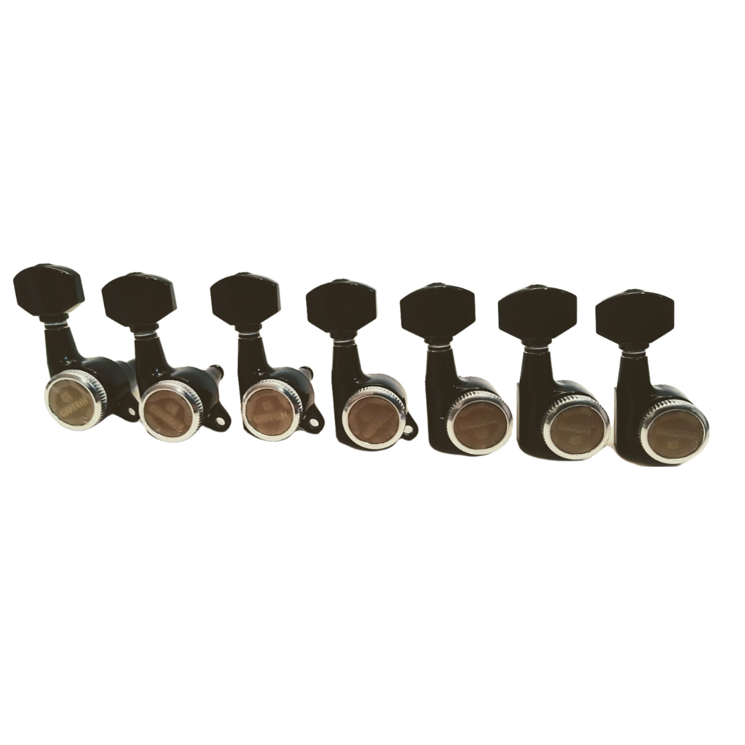 Maquinaria Gotoh color Negro Locking 7 en línea