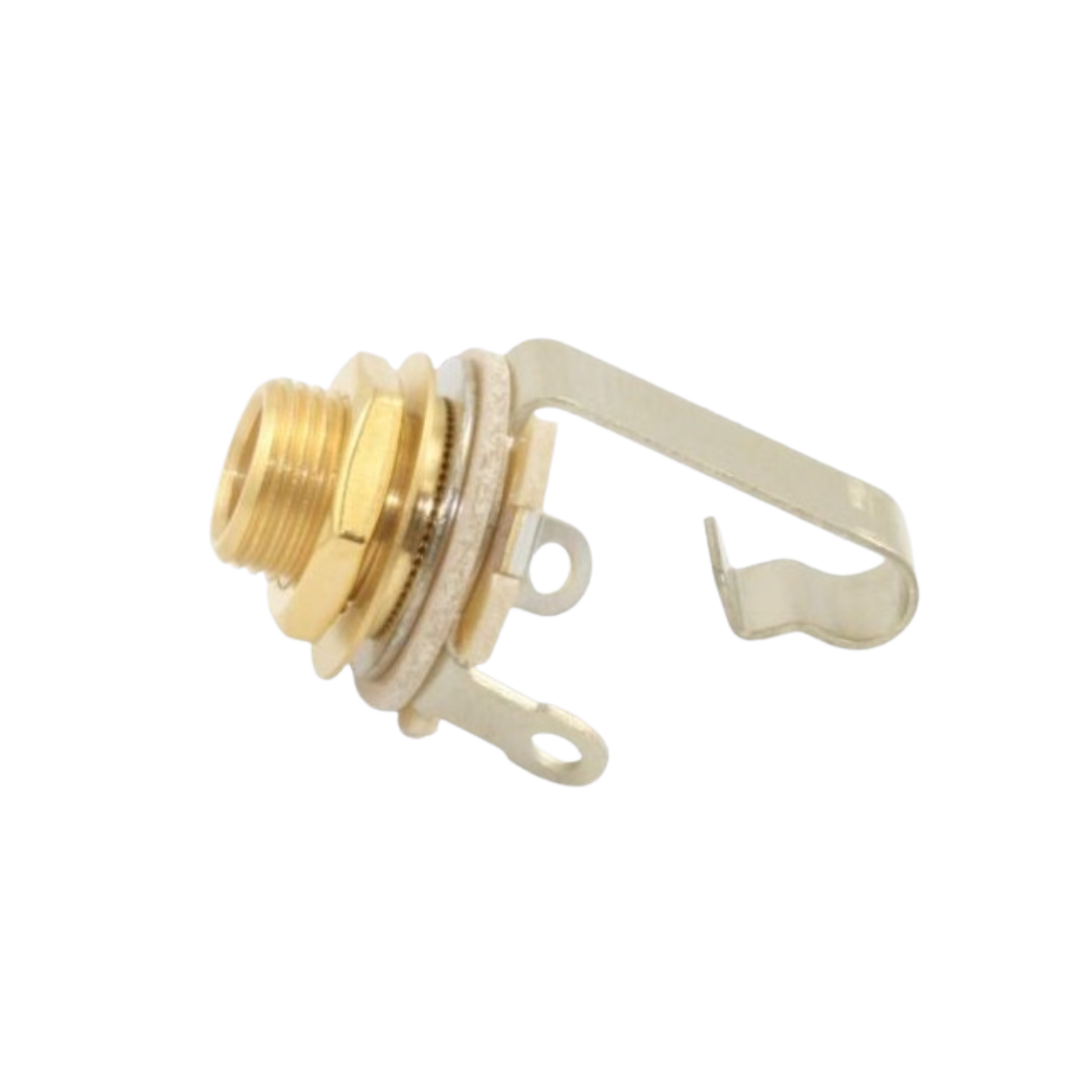 Jack  Switchcraft Mono color dorado